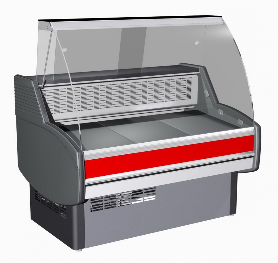 Холодильная витрина Айсберг Оптима-СНП 1,3 (с подтоварником) от интернет-магазина Climateon